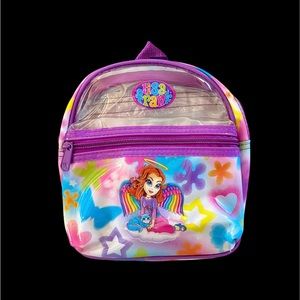 Lisa frank angel girl mini backpack hearts